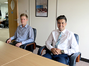 Alex Bodenham (left) and Yasser Adris Alex Bodenham (left) and Yasser Adris