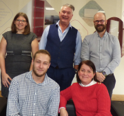 Back row: (left to right): Tammy Richardson, Lloyd Best, Matthew Brown
Front row (left to right): Brett Cooke, Karen McKie.