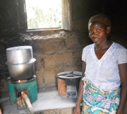Rwandan cooking stove.