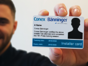 The Installer card is valid for five years.
