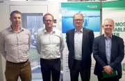 Left to right: Kristian Kirwin, national engineering manager at Airepure, Roger Van Oosten, chief executive of  Airepure, Alan O’Connell, president Asia Pacific Camfil and Bill Wilkinson, managing sirector, Camfil UK. 