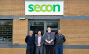 Left to right: Kevin Carling managing director, Secon, Darryl Smith managing director, AUK, Andy Reah director, AUK, Paul Hind director, Secon.
