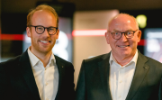 Right to left: Professor Dr Martin Viessmann and Max Viessmann.