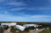 Kensa Heat Pumps new factory in Cornwall during construction
