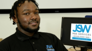 J S Wright plumbing and heating apprentice Shaun Donaldson