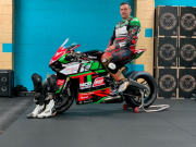 Double amputee motorbike racer Murray Hambro