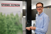  John Felgate head of Technical at Steibel Eltron UK with his award