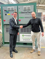 Frank Hartmann, CFO of BITZER, and Jirí Musílek, managing director of BPOWER
