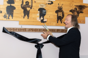 Jaga chief executive, Jan Kriekels, officially opens Kriekels House