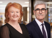 CIBSE chief executive Ruth Carter and  BESA chief executive officer David Frise