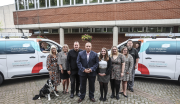 Managing director Phill Brooks (centre) with some of the Duct Hygiene team