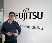 Fujitsu General Air Conditioning UK presented an award in recognition of Martyn