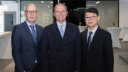 The new management (from left): Alexander Kaiss, Senior Vice President of MBT Climate, Stefano Bellò, President of MBT Climate and Kobe Peng, Vice President of MBT Climate.