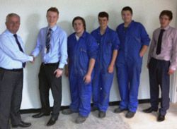Senior Hargreaves recruits local apprentices