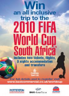 Baxi offers world cup tickets    