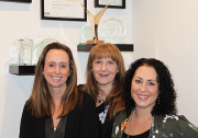Left to right: Lou Frankland, sales director; Allison Howgate, finance director; Joanna Robinson, managing director.