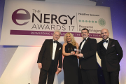 EnviroVent managing director Andy Makin (second from right) was presented with the Smart Product of the Year award by event sponsors, Resource Data Management.