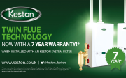 Keston is offering warranties of up to seven years on its Combi and System boilers.