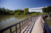 The new location at Stockley Park in West Drayton is designed with sustainable features, rain water harvesting, use of photovoltaic panels and natural daylight.