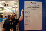 Paul Davis, winner of the Brymec Press Challenge. 