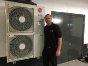 Neil Hopkinson, LG Electronics sales manager for heating solutions in the North and Scotland.