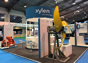 The Xylem stand at the Pump Centre Conference exhibition.
