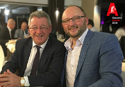 Gerry Tobin (left) with Warren Smyth, technical sales engineer for Ireland at Giacomini.