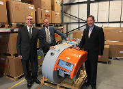 Left to right: EOGB managing director, Paul Barritt; Martin Cooke, EOGB technical director; and Jonathan Djanogly, MP for Huntingdon.