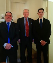 Left to right: Derek, Willie and Adhamh McDowall.