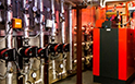 A heat network plant room, operated and maintained by Switch2 Energy.