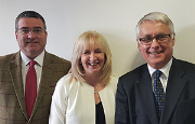 Left to right: Head of BESA Scotland and Northern Ireland, Iain McCaskey, with Fiona Harper, head of employment affairs at SELECT, and Duncan Wilson, deputy chief executive of SNIPEF.