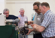 Hands-on training using the new Elco EKL burner.