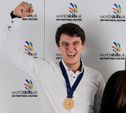 Gold medallist Dominic Dray.