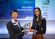 BSRIA chief executive Julia Evans (left) with Abigail Teekaram.