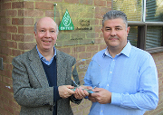 Malcolm Farrow, marketing and communications manager (left) with Paul Rose, chief executive of OFTEC.