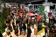 A busy Viessmann trade stand at ISH 2019.