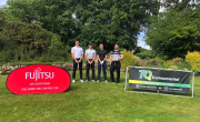 Members of Fujitsu and TQ Environmental at Hollins Hall Golf and Country Club.