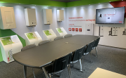 The new showroom for Vokèra by Riello.