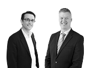 Left to right: Martin Holt, Stroma’s group chief executive with NAPIT’s group chief executive, Mike Andrews. 