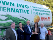 Last year’s winners of the Green Award Crown Oil receiving their award from UKIFDA