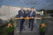 Dr Matt Trewhella, chief executive of The Kensa Group and Sir Nigel Wilson, chief executive of Legal & General at the opening