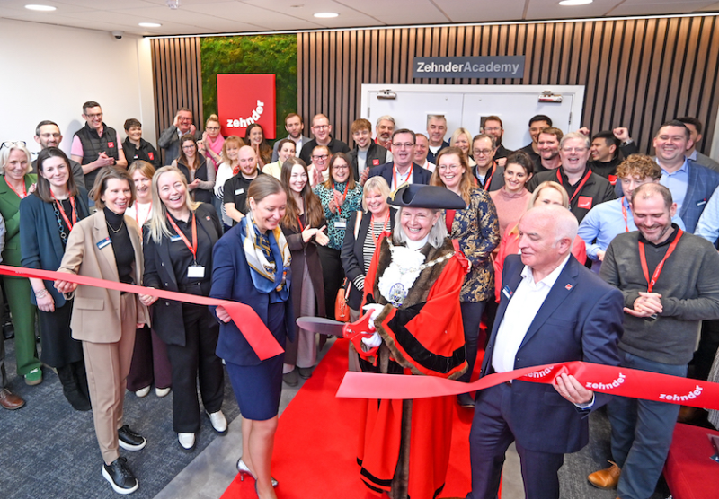 Mayor of Surrey Heath, Cllr Louise Ashbery opens the Zehnder Academy