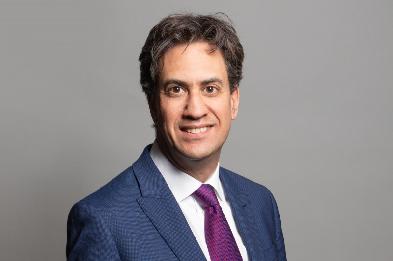 Energy Secretary Ed Miliband