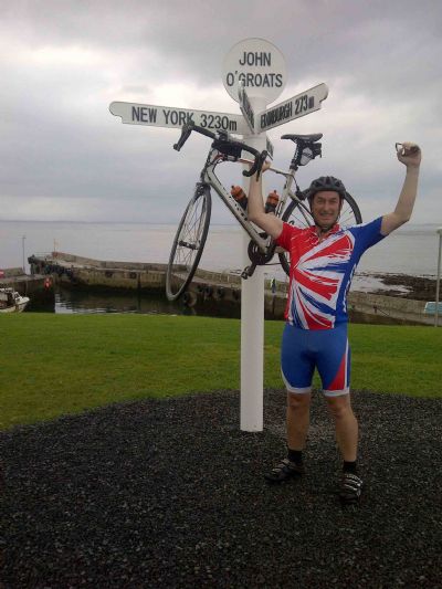 Humidity Solutions director cycles length of UK for cancer charity