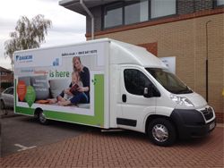 Daikin UK takes van on tour