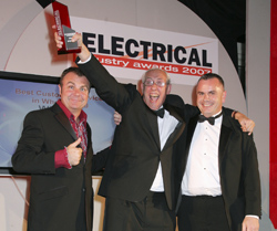 WF Electrical joins bright sparks at EI Awards   