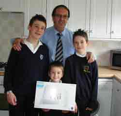 Grandad wins over third generation with Wii prize