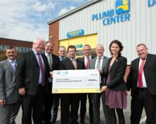 Plumb Center and Parts Center raise £100,000 for children’s charity