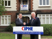 Kevin Wellman, CIPHE chief executive and Peter Thom, director of IDHEE.