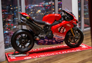 The new PBM Ducati sponsored by Aqualisa.